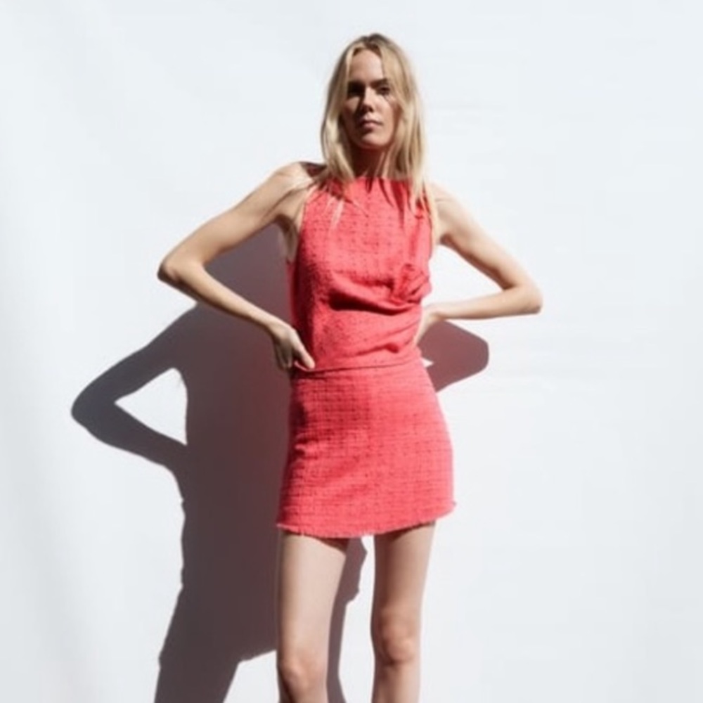 Pink Zara skort